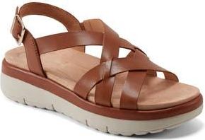 Easy Spirit Indie Slingback Platform Sandal in Medium Brown at Nordstrom Rack, Size 6.5