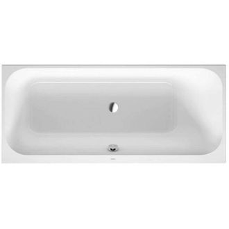 Duravit Ba&ntilde;era Rectangular Happy D.2 1 Respaldo Inclinado A La Derecha 1600x700mm Blanco