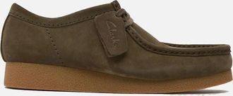 Clarks Mens Clarks Originals Wallabee Evo Suede Shoes Dark Olive - Tan - Size: 9