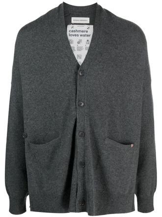 Extreme Cashmere Cardigan con scollo a V - Grigio