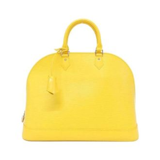 Louis Vuitton Pre-owned Handbags, female, Yellow, Size: ONE SIZE Pre-owned Epi Alma Handbag