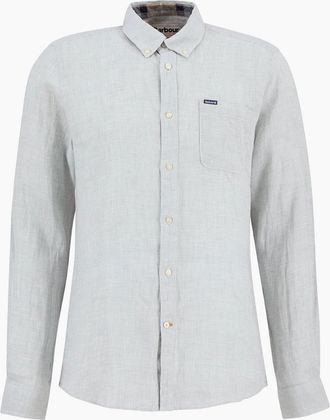 Barbour Mens Barbour Linton Tailored Shirt - Grey - Size: Regular/36