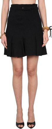 Patou Pleated Skirt - Black