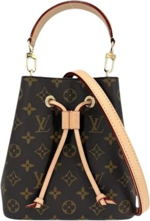 Louis Vuitton Pre-owned Vintage Monogram Bucket Bag - Dames - Vintage Tas - Bruin - ONE Size - Vintage