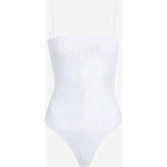 Commando Party Starter Straight Cami Bodysuit in Crystal Black at Nordstrom, Size X-Small