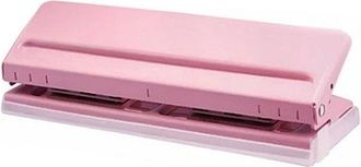 OEM 1 Unidad, Perforadora Ajustable De 6 Agujeros, Perforadora De Hojas Para Agendas, Diarios Personales Y Recambios Para Carpetas, Recambios, Rosa