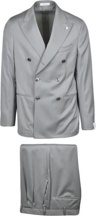 Sartoria Latorre Double-breasted pak - Heren - Pakken - Groen - Maat: XL Wol
