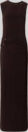 Forever New Regular Fit Maxikleid mit Raffungen Modell Jess in Dunkelbraun, Gr&ouml;&szlig;e 32