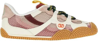 Valentino Garavani Amphibia fabric and leather sneakers Woman 37+