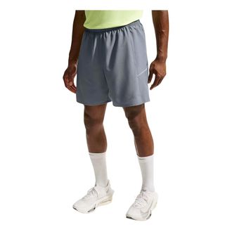 Nike Miler Dri-FIT 2-in-1 18cm hardloopshorts - Heren - Sport - Grijs - Maat: L Taf