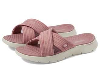 Skechers Womens GO Walk Flex Sandals Impressed, mauve, 42 EU Weit