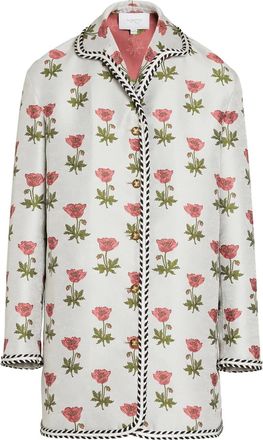 Giambattista Valli Cappotto a fiori - Toni neutri
