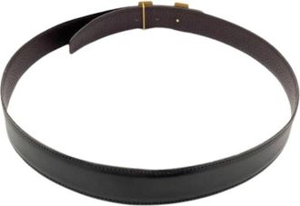 Herm&egrave;s Pre-owned Constance Standard Belt - Heren - Vintage Accessoires - Zwart - ONE Size - Leer - Vintage