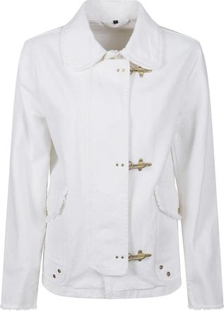 Fay Witte Jas voor Vrouwen - Dames - Zomerjassen - Wit - M - Jassen