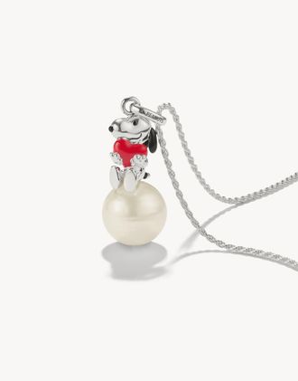 Thomas Sabo Snoopy - Ciondolo argentato/rosso-Argento