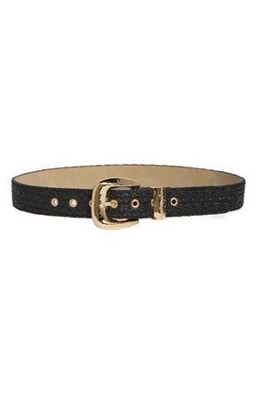 Steve Madden Straw Belt in Black at Nordstrom Rack, Size X-Large