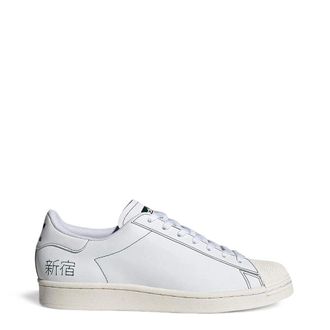 adidas Sneakers, female, White, Size: 13 1/2 US Superstar Pure Embroidered Katakana Chalk White