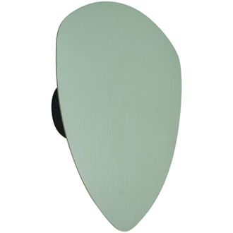 QAZQA Diseño Lámpara de pared de diseño verde orgánico 32cm 2-luces - Pulley Aluminio /Acero Orgánica Adecuado para led Max. 2 x 8 Watt - Qazqa