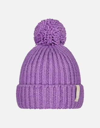 Barts Womens Barts Womens Joansy Curffed Pom Pom Bobble Hat - Purple - Size: ONE size