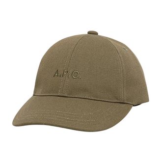 A.P.C. A.p.c., Heren, Accessoires, Groen, Maat: 56 CM Katoen
