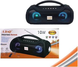 Trade Shop Trade Shop - Altoparlante Speaker Cassa Bluetooth Kts-979 10w Radio Fm Tf Usb Con Led Torcia