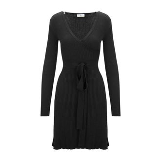 Elisabetta Franchi Midi Jurken - Dames - Casual kleedjes - Zwart - S - Kleedjes