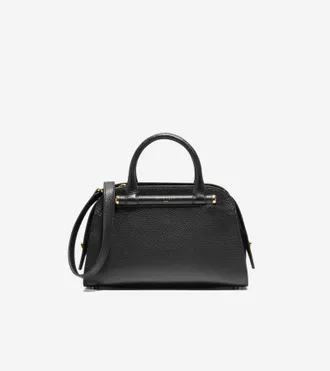 Cole Haan Womens Catherine Small Satchel - Black