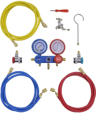 vidaXL Set Manometro A 2 Vie Con Custodia - Vidaxl