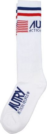 Autry Sokken En Kousen Dames Katoen Wit/Blauw