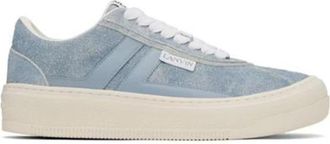 Lanvin Cash Sneakers - Heren - Sneakers - Blauw - 42 EU - Katoen - Schoenen