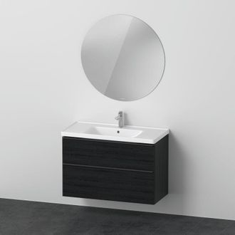 Duravit Duravit - Juego De Muebles D-neo, Lavabo Con Mueble De Pared Y Espejo Led