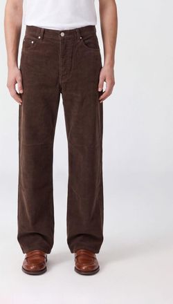 Dunst Pantaloni a gamba larga in velluto a coste con design 5 tasche