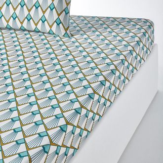 La Redoute Interieurs Hoeslaken in perkalkatoen, Elisa