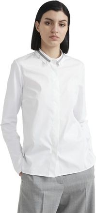 PESERICO A8924 Blouse - Dames - Overhemden - Wit - 2XL - Overhemden