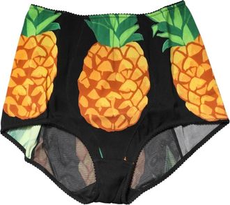 Dolce & Gabbana Bottoms, female, Multicolor, Size: S High Waist Girdle Panty