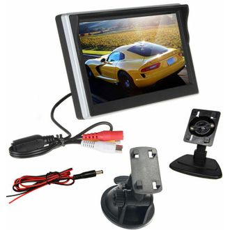 OEM C&aacute;mara De Respaldo Tft-lcd De 5 Pulgadas Con Soporte Para C&aacute;mara De Autom&oacute;vil/dvd/c&aacute;mara De Vigilancia/decodificador/receptor De Sat&eacute;lite, Monitor De 