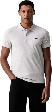 Lacoste Polo in Cotone Stretch Regular Fit - - Tops - Uomo - Grigio - 2XL
