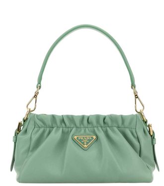 Prada Green Logo Small Shoulder Bag