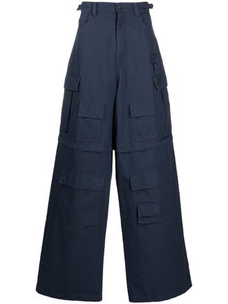 パンツ AMBUSH Woman Pants Blue BWCH008F23FLE001 4600 Ambush Outlet: Pants woman - Blue | Ambush pants