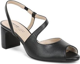 Life Stride Theo Slingback Sandal in Black at Nordstrom, Size 6.5