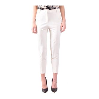 Pinko Pinko, Broeken, Dames, Roze, S, Broek met Ritssluiting en Knopen