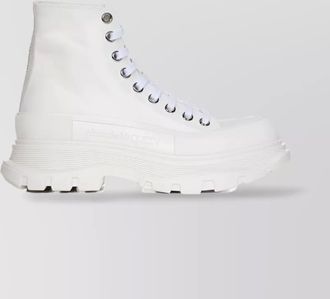 Alexander McQueen canvas high-top sneakers