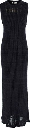 The Row Navy Knitted Tank Maxi Dress Size M