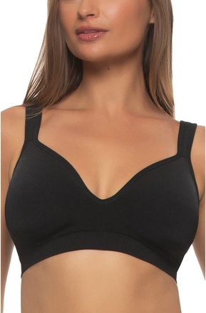 Felina Adaptive Cup Wire Free T-Shirt Bra in Black at Nordstrom Rack, Size X-Large