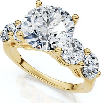 Pompeii3 Certified 3 1/2Ct Diamond Engagement Ring 14k Gold or Platinum Lab Grown