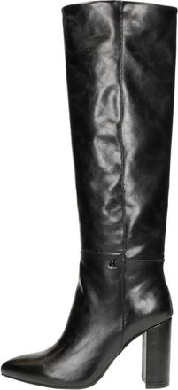 Mexx Krystal Indy Lange Laarzen - Dames - Laarzen met Hak - Zwart - 41 EU - Schoenen