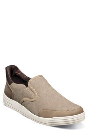 Nunn Bush City Walk EZ Slip-On Sneaker in Canvas Stone at Nordstrom Rack, Size 11.5