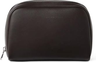 Brunello Cucinelli Toilettas met rits - Bruin