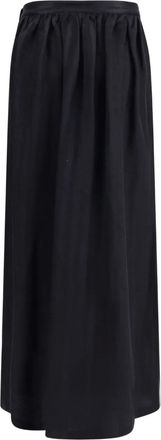 Kristina Ti Gonna lunga con bottoni geometrici - Nero