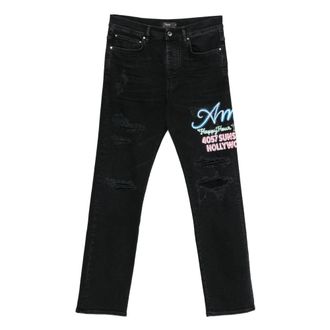 Amiri Jeans Nero-Uomo